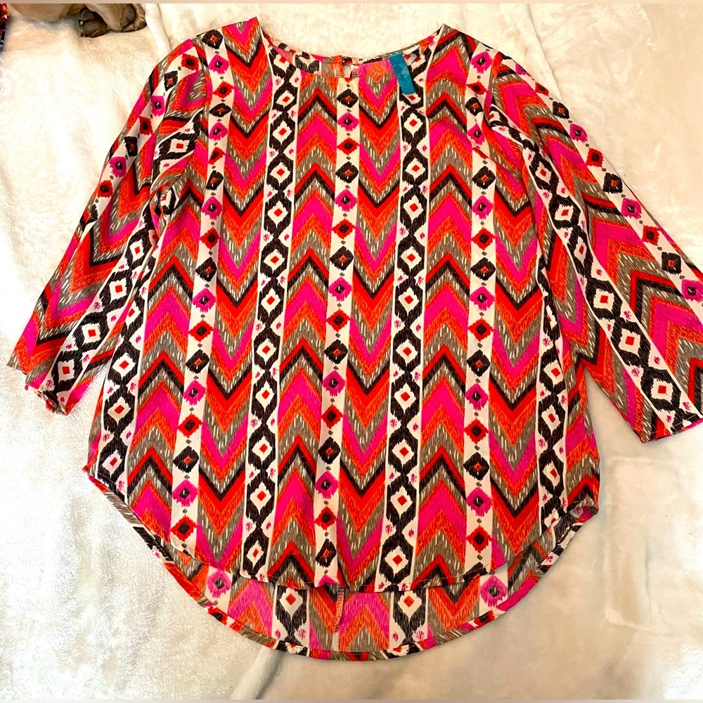 Francesca’s Aztec Dress Top